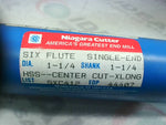  Niagara Cutter 44407 1-1/4 x 1-1/4 x 6 6FL HSS End Mill Image
