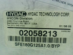 Hydac SFE180G125A1-0 Filter Hydac # 02058213 Image