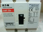  Eaton GWF 25K Circuit Breaker 40A 600VAC 3 Pole Image