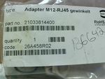  Harting M12-RJ45 Adapter Female 4 Pin Factory Sealed Image