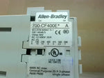  Allen Bradley 700-CF400E* /A Control Relay 600VAC 20A Image