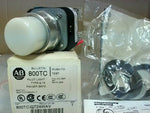  Allen Bradley 800TC-QT24WAV /T Pilot Light White Lens Push to T Image
