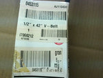  Bando 17060212 V-Belt 1/2" x 42" A-40 Image