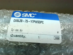  SMC CXSL20-75-Y7PWSDPC Air Cylinder 20mm Bore 75mm Stroke Image