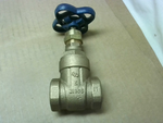 Nibco T-113 Gate Valve 3/4" Threaded 125SWP 200 VWP Image