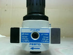  Festo LR-D-Mini Pressure Regulator p1max 230psi 1.6MPa 1/4" NPT Image