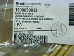  Brad Connectivity 1200650032 Micro-Change Cable 4P Female 90Deg Factory Sealed Image