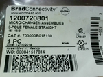  Brad Connectivity 1200720801 Micro-Change Cordset 3P Female Str Factory Sealed Image