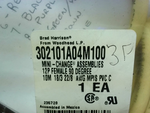  Brad Harrison 302101A04M100 Micro-Change Cordset 12P Female 90' Image