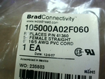  Brad Connectivity 105000A02F060 Micro-Change Cordset 5P Female  Factory Sealed Image