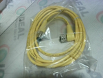  Brad Connectivity 1200661140 Micro-Change Cordset 3P Male Straight Female 90'  2M Factory Sealed Image