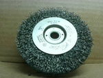  Weiler 00135 4" Narrow Face Crimped Wire Wheel .0118" Steel 5/8 Image