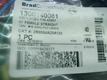  Brad Harrison 2R8004A20A120 Mini-Change Cordset 8P Female Straight Factory Sealed Image