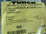  Turck RSM 40 RKM 50-0.3M Cordset 5P Male/ 4P Male Stright 0.3M  Factory Sealed Image