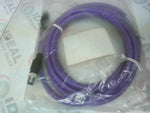  Turck RSSW RKSW 455-3M Cordset 5P Male/Female Stright 3M U0353 Factory Sealed Image