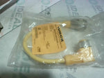  Turck RSM WKM 50-0.3M Cordset 5P Male Stright/ Female 90deg. Factory Sealed Image