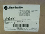 Allen Bradley 800F-P15 Enclosure, Yellow Plastic, Type 4. 4x, 1 Image