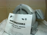  Fuji VFC100P-5T Regenerative Blower 1" In/Out 27 CFM Vacuum Pum Image