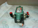  Numatics 153JJ441O Double Solenoid Valve w/ Ported Base Image
