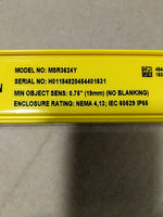  Banner MSR3624Y Mini-Screen Light Curtain Receiver 36" Image