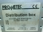  Prometec  20.000.982103 Pressure Transducer Distrubition Box Image
