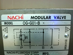  Nachi OG-G01-B C 3094B Hydraulic Modular Valve Image