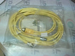  Turck VBRK 4.4-2RS 4T-2/2/S1587 Cordset Molded Twin Junction 4P Factory Sealed Image