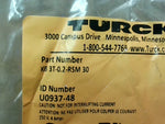  Turck KB 3T-0.2-RSM 30 Molded Connector Cordset 3P Male/Female  Factory Sealed Image