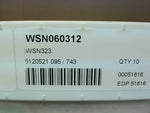  Seco WSN323 Inserts  WSN060312 (10 PCS) Factory Sealed Image