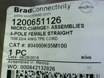  Brad Connectivity 1200651126 Micro Cordset 4P Stright Female 10 Factory Sealed Image
