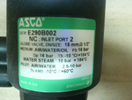  Asco E290B002 2-Way NC Activated Coolant Valve Image