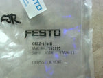  Festo GRLZ-1/4-B  One-Way Flow Control Valve 151195 1/4"NPT Factory Sealed Image