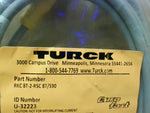  Turck RKC 8T-2-RSC 8T/S90 Cordset 8 Pin Male To Female 2M U-322 Factory Sealed Image