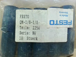  Festo QM-1/8-1/8 Pneumatic Fitting Sleeve 1/8" (10 PCS) Factory Sealed Image