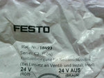  Festo 18493 /C2 Plug Socket Factory Sealed Package Image