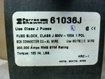  Ferraz-Shawmut 61036J Fuse Block 1P 600V 100A for Class J Fuses Image