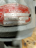  Gusher 11029G-L Pump/Motor 2HP 3450prm 145T Frame 460VAC 3PH  1 Image