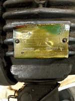  GE General Electric 2HP AC Motor 213 Frame 1160RPM 230/460VAC 3PH w/Stearns Brake Image
