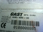  Gast 4AM-NRV-130 Pneumatic Air Motor 1.7HP 100psi 3000rpm Image