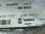  Lumberg RKC 30/13,5 Female Str. Power Conn. 3-Pin, 7/8" Housing Image