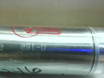  BIMBA 091-D  Air Cylinder Pneumatic Stainless Steel 1.0625" Bor Factory Sealed Image