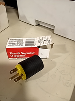  Pass & Seymour 5666-X Straight Blade Plug 15 Amps 250 Volts 2 P Image