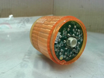  Patlite LCE-502 Continuous Light Amber Pole Mount 24V AC/DC 40m Image