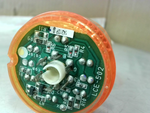  Patlite LCE-502 Continuous Light Amber Pole Mount 24V AC/DC 40m Image