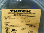  Turck RK 4.4T-10-RS 4.4T, Cordset w/Straight Female/Male 4P M12 Factory Sealed Image