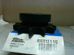  Martin 80BS12 1 1/2 Single Pitch Roller Chain Sprocket # 80 12 Image