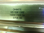  Ohmite HS100F15RE Power Resistor 100W 15kOhm 1% 0708 MX Image