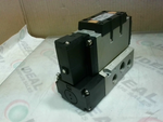  SMC NVFS4100-5FZ-04T Solenoid Vave 24VDC Coil .01-1.0 MPa Image