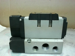  SMC NVFS4100-5FZ-04T Solenoid Vave 24VDC Coil .01-1.0 MPa Image