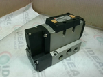  SMC NVFS4100-5FZ-04T Solenoid Vave 24VDC Coil .01-1.0 MPa Image